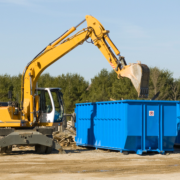 can i pay for a residential dumpster rental online in Clay County